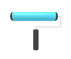 3d icon of Roll paint png