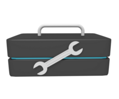 3d icono de caja de herramientas png