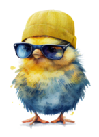 Ai Generate Cool Chick With Sunglasses png