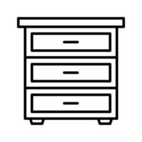 Drawers vector oultine Icon. EPS 10 File