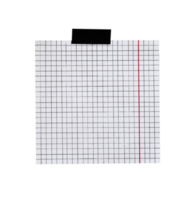 white graph paper isolated with tape png