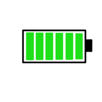 Battery status icon png