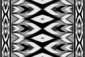 ikat geométrico modelo monocromo color. resumen ikat tribal geométrico forma sin costura modelo. ikat monocromo modelo utilizar para tela, textil, hogar decoración elementos, tapicería, envase. vector