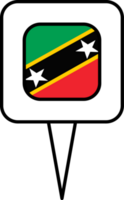 Saint Kitts and Nevis flag pin place icon. png