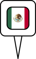 mexico bandera alfiler sitio icono. png