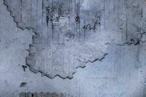 top view of an old damaged wooden floor covered with dirt dust and sands in an abandoned house photo