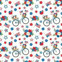 Memorial day pattern for background design graphics design vector
