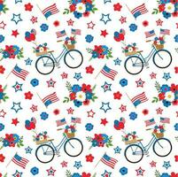 Memorial day pattern for background design graphics design vector