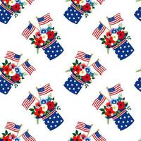 Memorial day pattern for background design graphics design vector