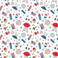 Memorial day pattern for background design graphics design vector