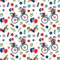 Memorial day pattern for background design graphics design vector