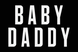 Baby Daddy Funny Father's Day T-Shirt Design vector