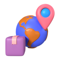 ubicación 3d ilustración icono png