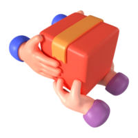 paquete recibido 3d ilustración icono png