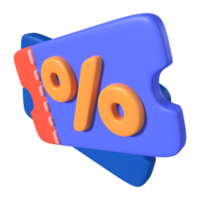 remise étoile 3d illustration icône png