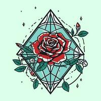 rosas flor logo ilustración caracteristicas delicado y intrincado detalles, Perfecto para creando un elegante y romántico marca imagen vector