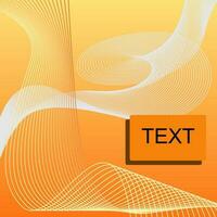 Abstract vector yellow Vector Background with text.