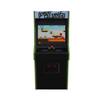 Retro Game Arcade isolated 3d rendering png