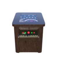 Retro Game Arcade isolated 3d rendering png