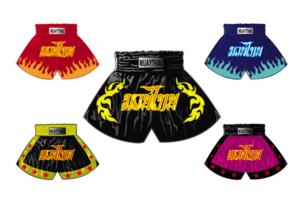 Illustration of thai boxer shorts png