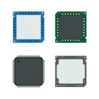 CPU for Computer processor, vector illustration