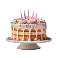Geburtstag Kuchen ausgeschnitten png
