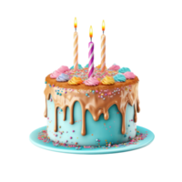 cumpleaños pastel separar png