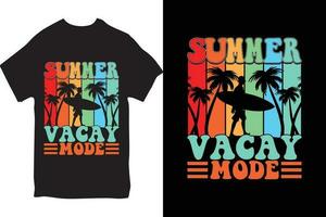Surfing T-shirt Design, Summer paradise, Surf Paradise, Break The Waves, Sea Beach, California Beach, Santa Monica Beach, Enjoy Great Summer, T-shirt, Typography T-shirt Design vector