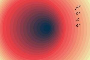 Abstract hole background with gradient vector