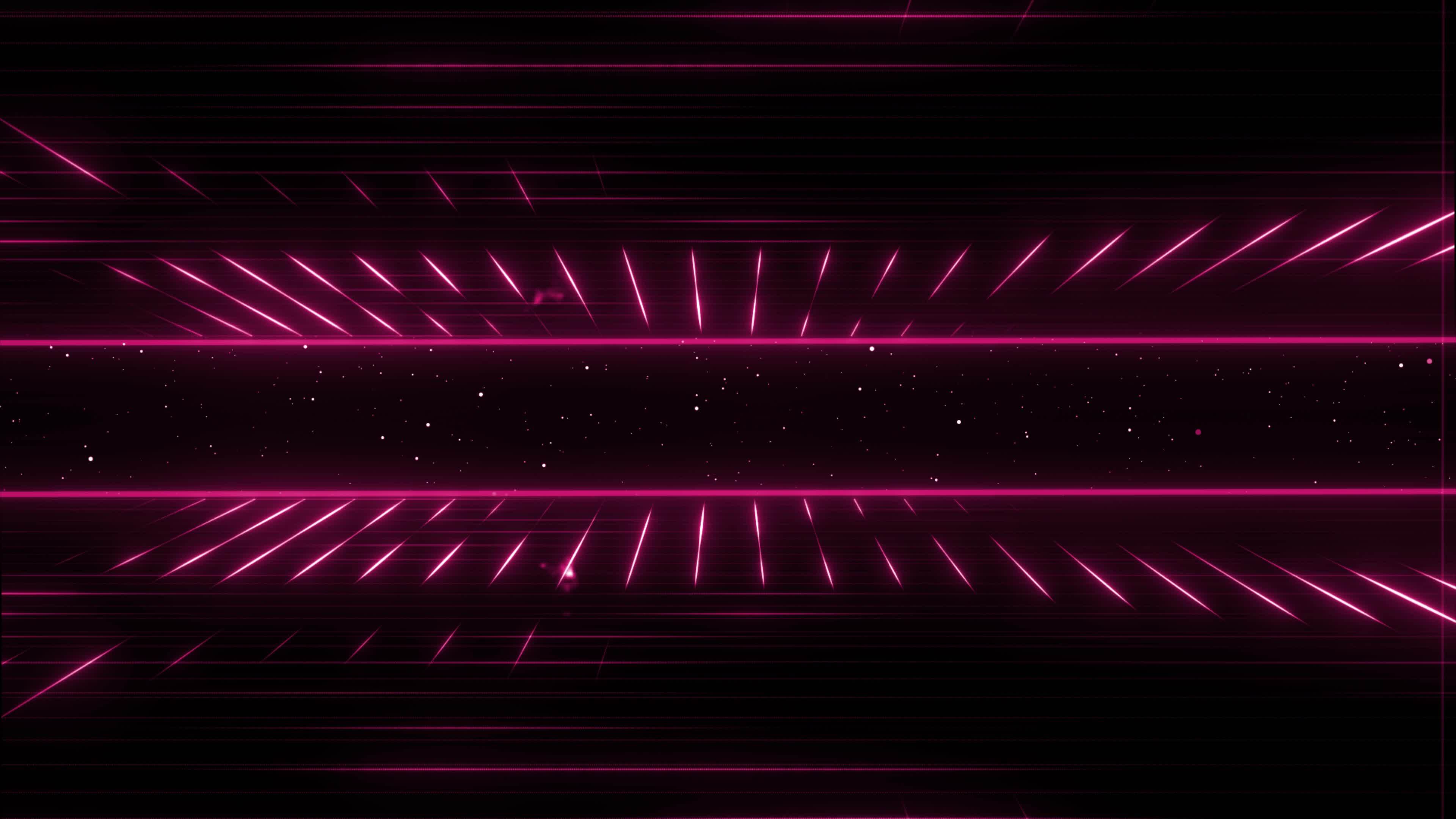 Vintage Retro Animation Background. 80s Retro, Loop Animation Of Retro
