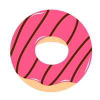 Cute Donut For Dessert png