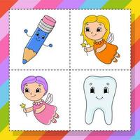 Cute character. Design element. Template for your design, books, stickers, cards, posters, clothes. Cartoon style. Isolated on white background. Vector illustration.