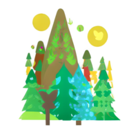 forest fantasy world png