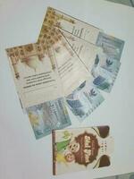 THR envelope containing money to be given to children or family or relations during Eid al-Fitr. photo