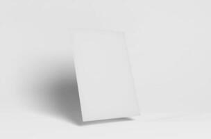 Paper textured object in white background photo