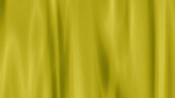 Yellow wave satin fabric loop background video