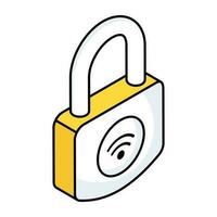 Premium download icon of internet security vector