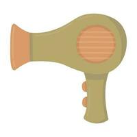 Doodle clipart hair dryer at home vector