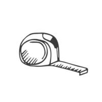 Tape Measure Roll line icon, outline vector sign, linear style pictogram isolated on white. Symbol, logo illustration. Editable stroke. Pixel perfect