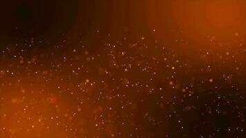 Gold and Defocus Particle Background Animation video
