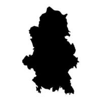 Central Finland map, region of Finland. Vector illustration.