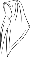 Hijab Symbol Symbol Logo Weiß Design transparent Hintergrund png