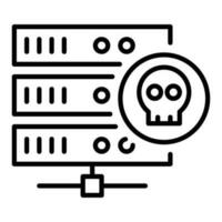 Data Loss Vector outline icon. EPS 10 File