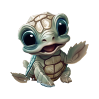 cute turtle . png