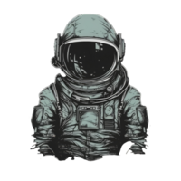 astronaut flytande i Plats . ai genererad png