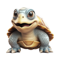 schattig schildpad . ai gegenereerd png