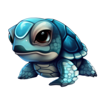 schattig schildpad . ai gegenereerd png