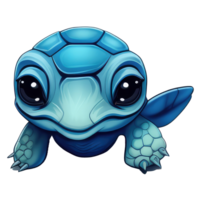 mignonne tortue . ai généré png