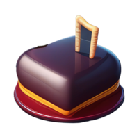 carino torta . ai generato png