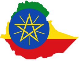 Ethiopia flag pin map location png